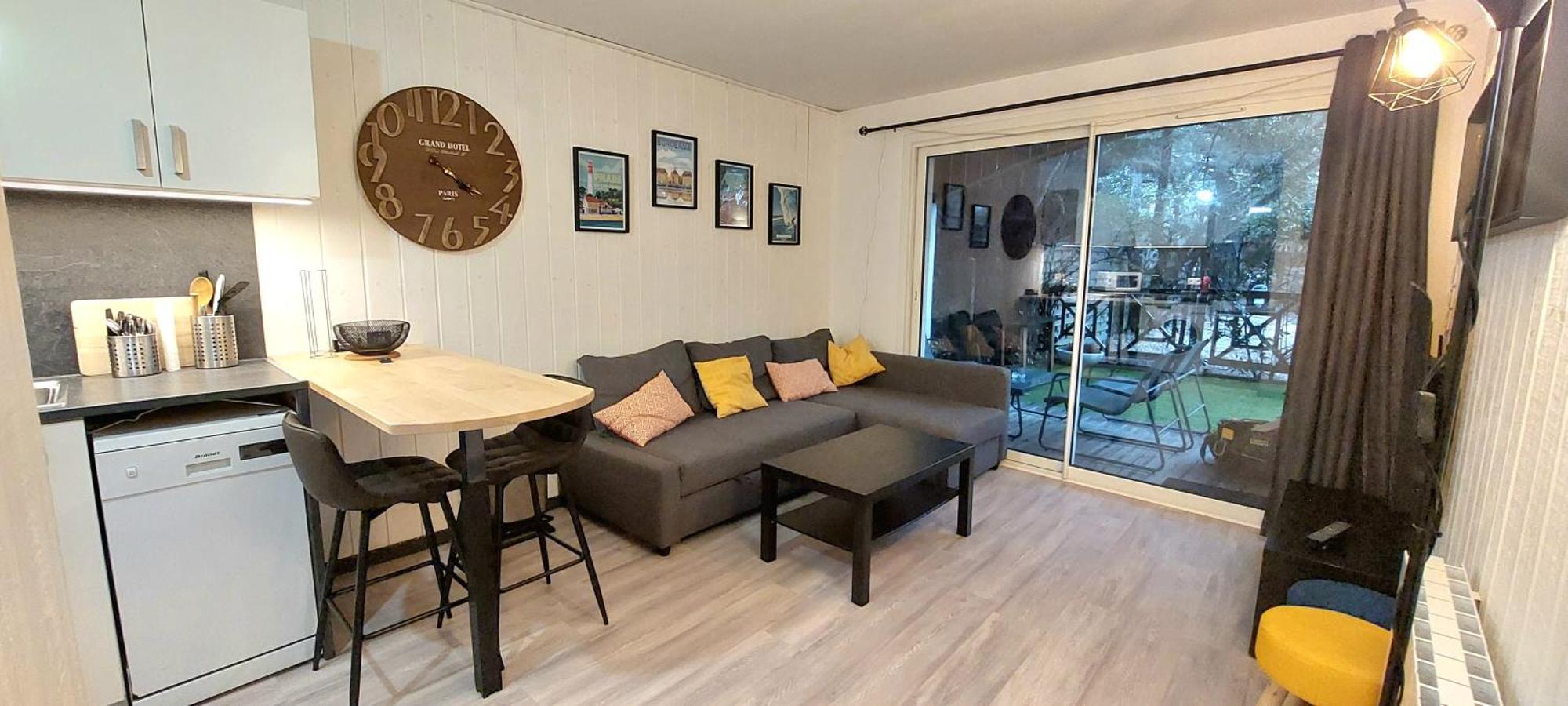 Bassin D'Arcachon Ares Charmant T2 Jardin Apartment Exterior foto